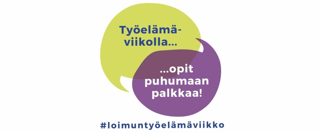 Työelämäviikolla opit puhumaan palkkaa -ikoni