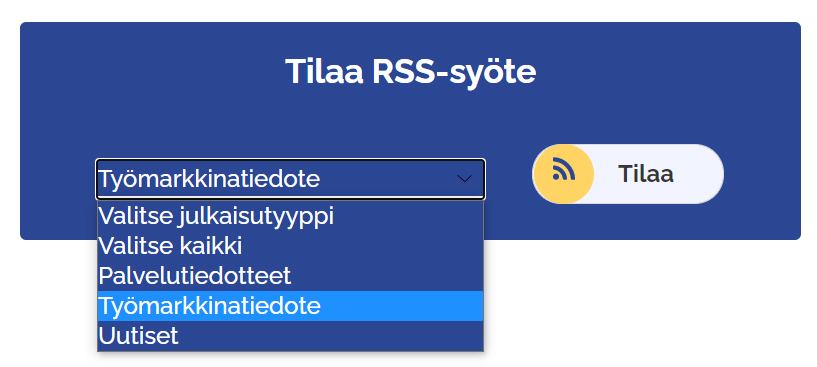 tilaa RSS-syöte -havainnekuva